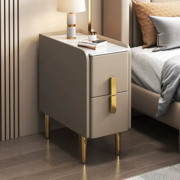 Solid Wood Mini Nightstand