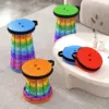 Rainbow Folding Stool